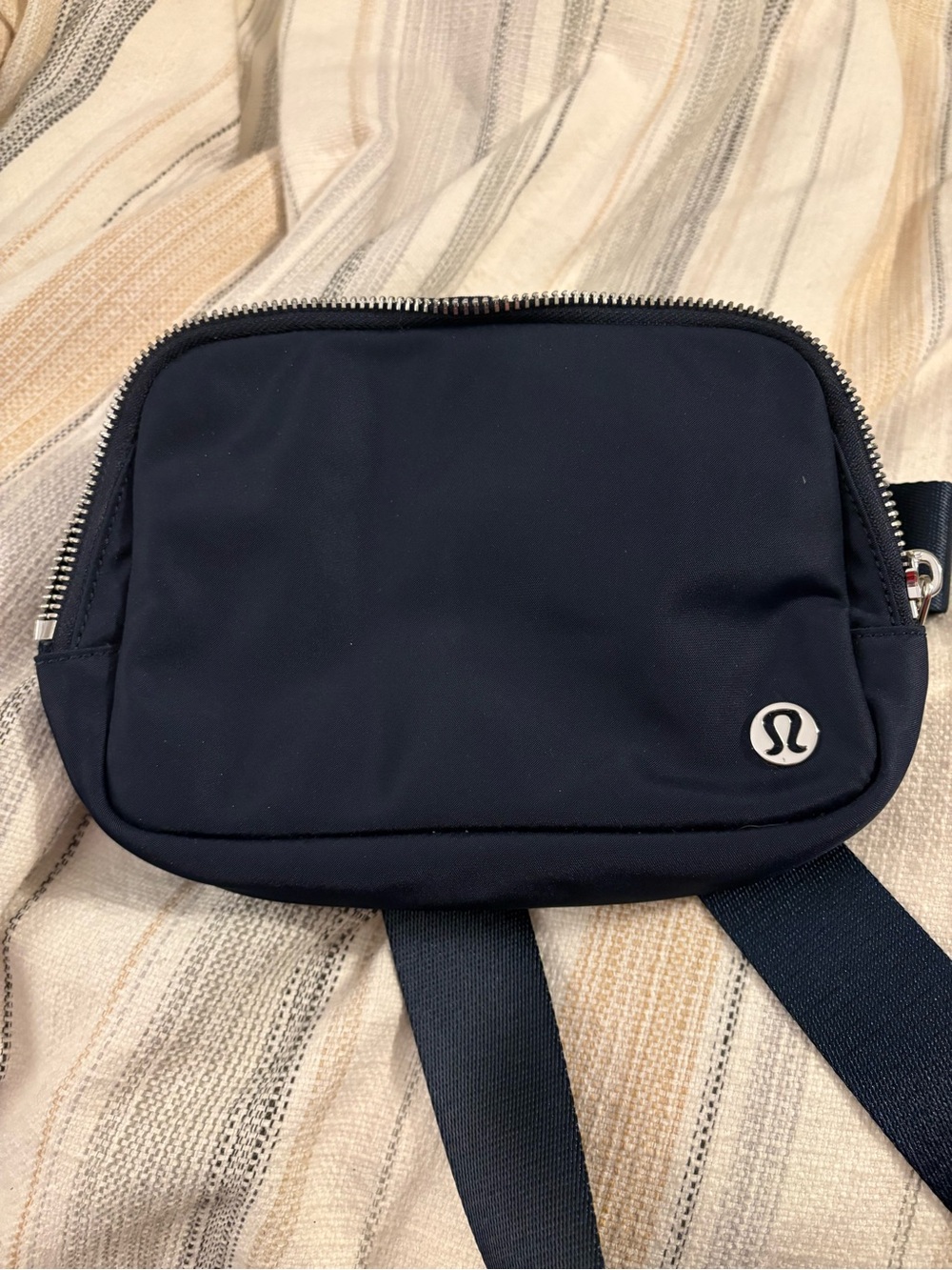 Lululemon Navy Compact Crossbody Bag